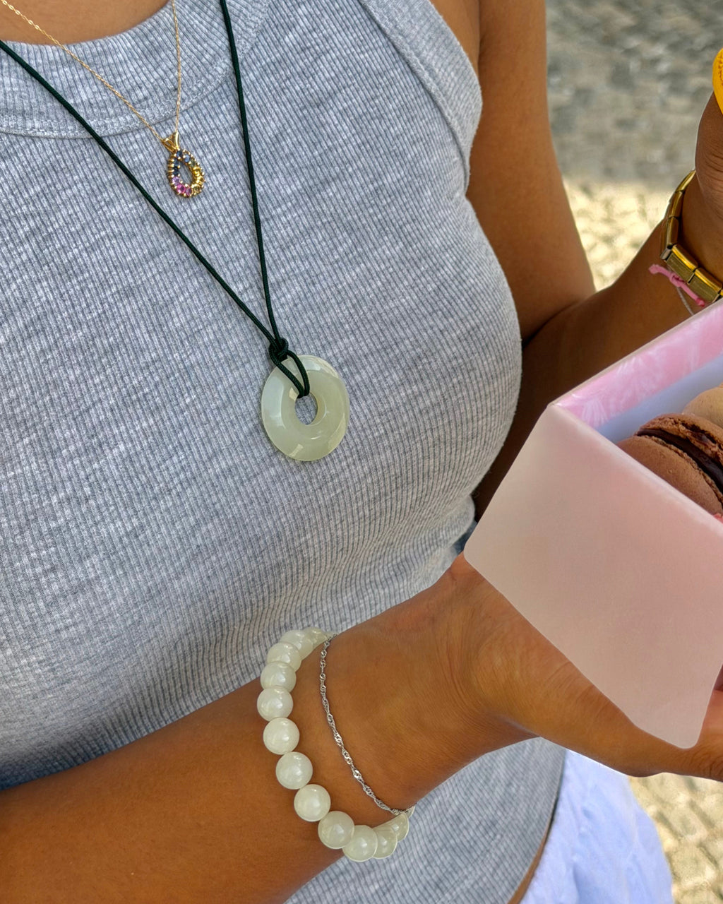 Aura Jade Halo Pendant