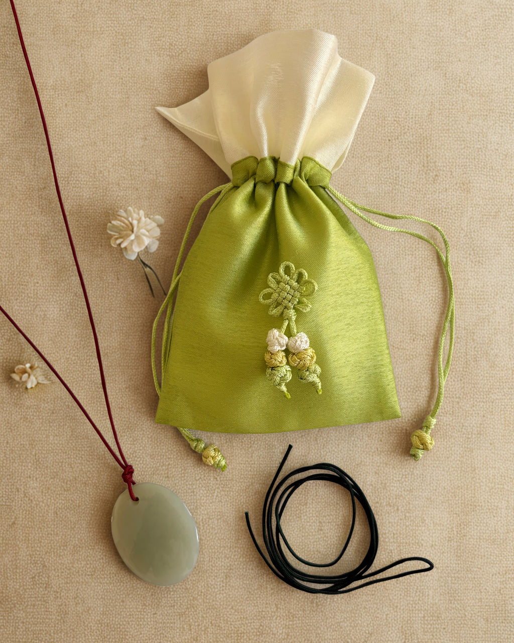 Harmony Pebble Jade Pendant