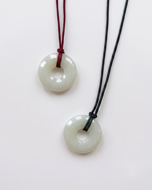 Aura Jade Halo Pendant